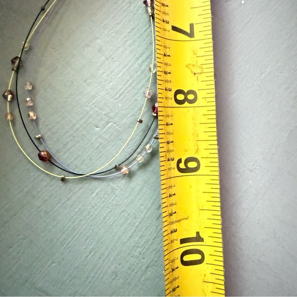 Sabika Crystal Floating Beaded Necklace Summer 2014 - Picture 9 of 9